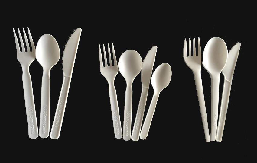 Cuchillo Tenedor Cuchara Desechable
